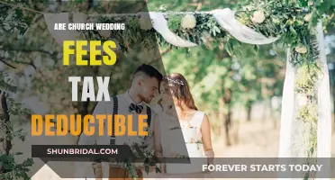 Church Wedding Fees: Tax-Deductible?