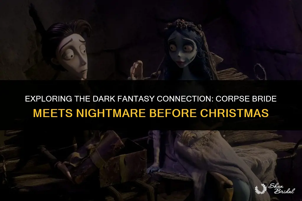 are corpse bride nightmare before christmas related movies story wise