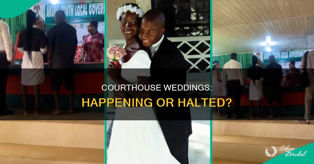 are courthouse weddings still happening