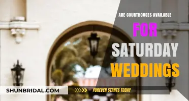 Weekend Weddings: Can You Marry in a Courthouse on Saturday?