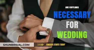 Cufflinks for Your Wedding: Are They Necessary?