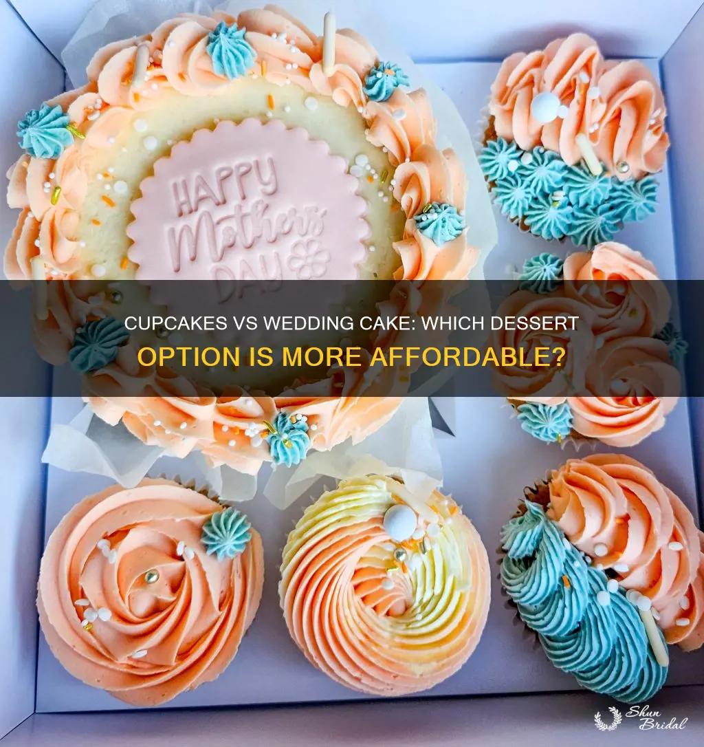 are cupcakes cheaper than a wedding cake