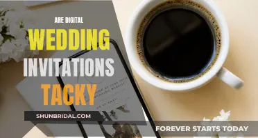 Digital Wedding Invites: Tacky or Trendy?