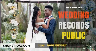 Exploring Public Access to Divorce and Wedding Records