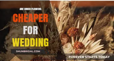 Dried Wedding Flowers: A Cost-Effective Option?