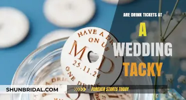 Drink Tickets at Weddings: Tacky or Practical?