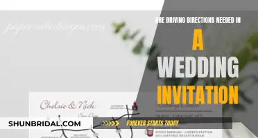 Wedding Invites: Driving Directions, a Must or Not?