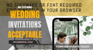 Electronic Wedding Invites: Acceptable or Not?