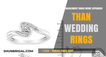 Engagement Rings: More Expensive than Wedding Rings?