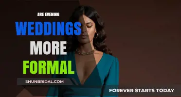 Evening Weddings: More Formal or Festive?