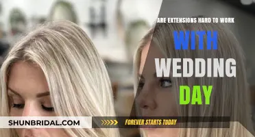 Wedding Day Hair Extensions: Are They Difficult to Manage?