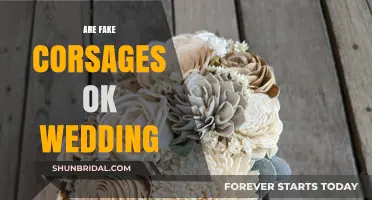 Fake Corsages: A Wedding Option?