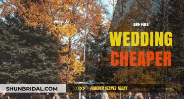Fall Weddings: Cheaper and Better