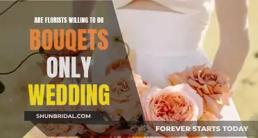 Florists' Flexibility for Wedding Bouquets