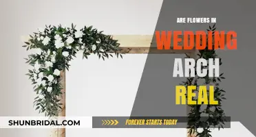 Wedding Arch Flowers: Real or Artificial?