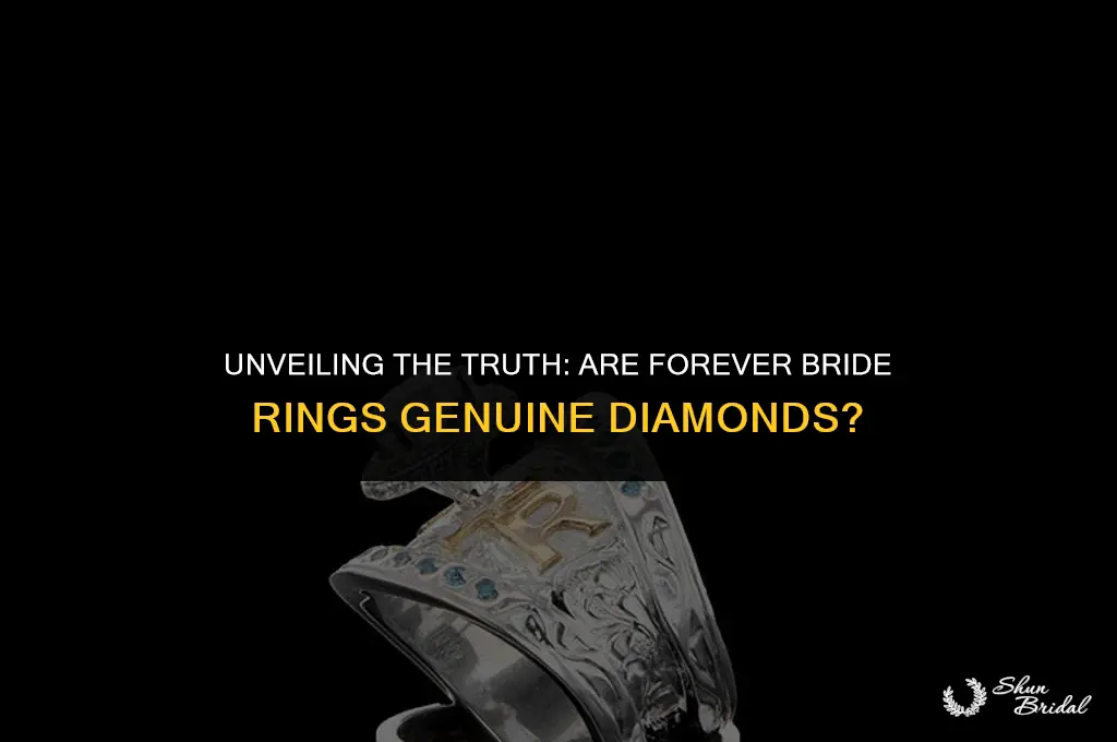 are forever bride rings real diamonds