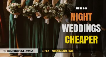 Friday Night Weddings: Budget-Friendly or Costly? Unveiling the Truth