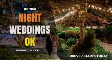 Friday Night Weddings: A Unique Choice or Missed Opportunity?