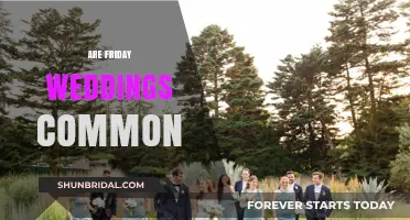 Friday Weddings: Common or Uncommon?
