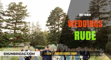 Friday Weddings: Rude or Practical?