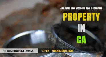 Wedding Gifts and Rings: Separate or Shared Property?