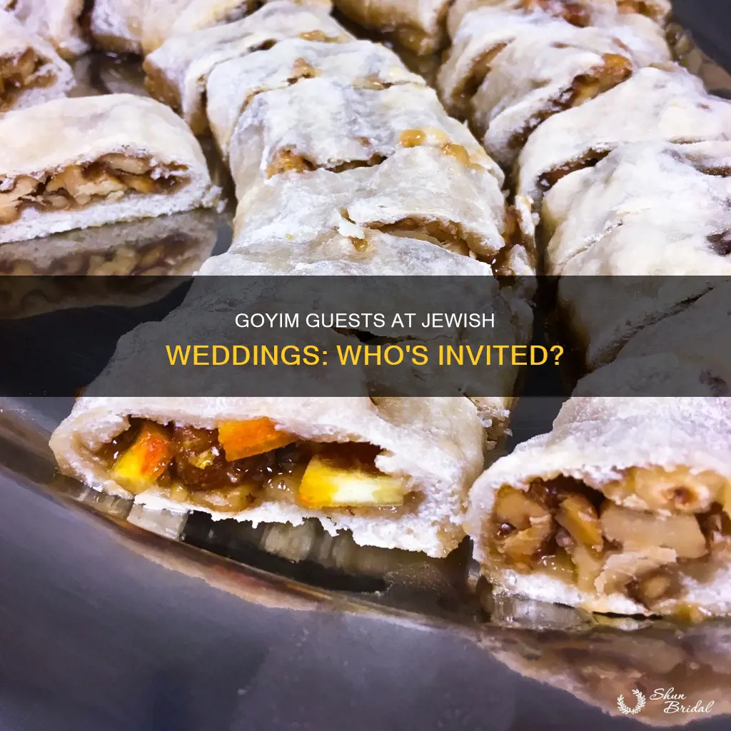 are goyim permitted at a jewish wedding