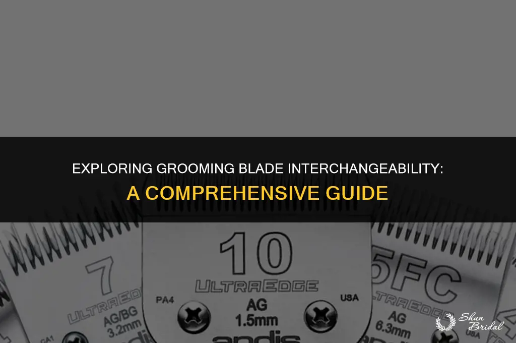 are grooming blades interchangeable