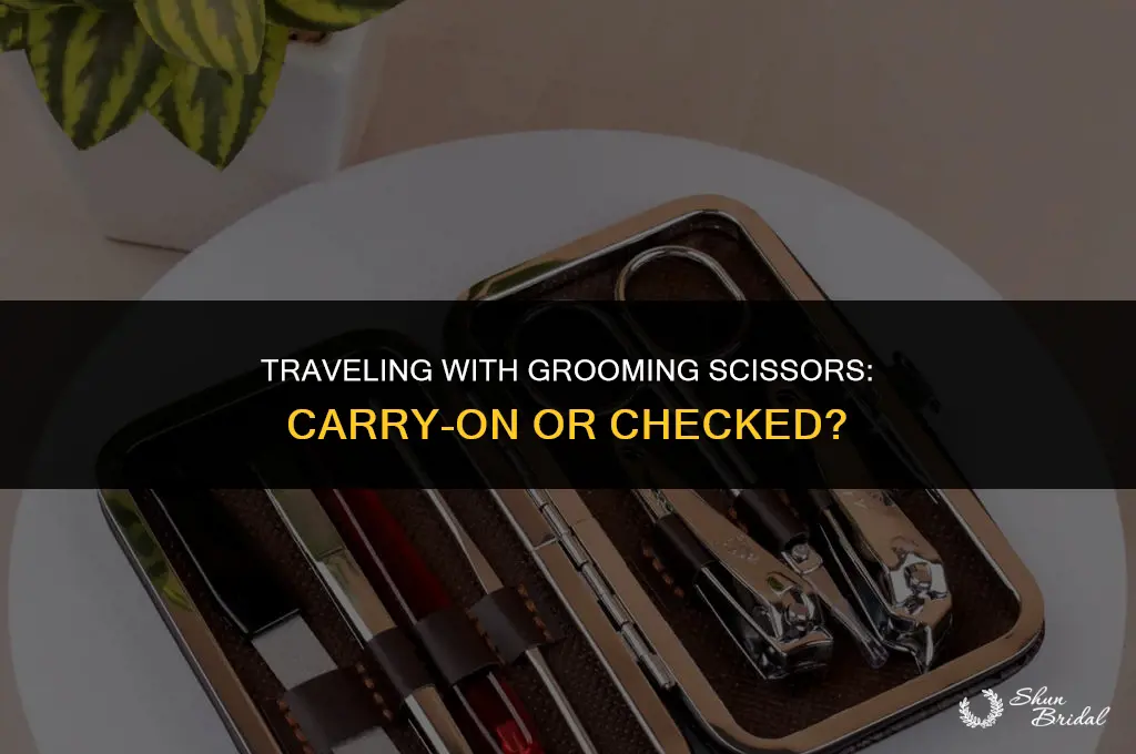 are grooming scissors allowed in carry on