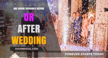 When to Host an Hour Devouer: Before or After the Wedding?