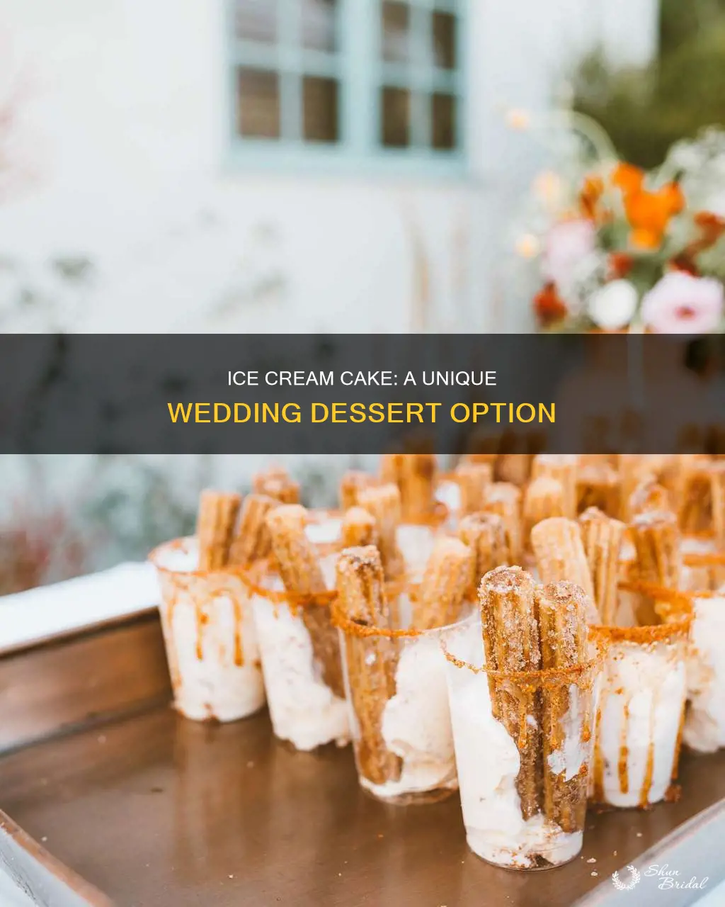 are ice cream cake for wedding