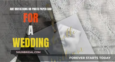 Photo Paper Invites: Good or Bad for Weddings?