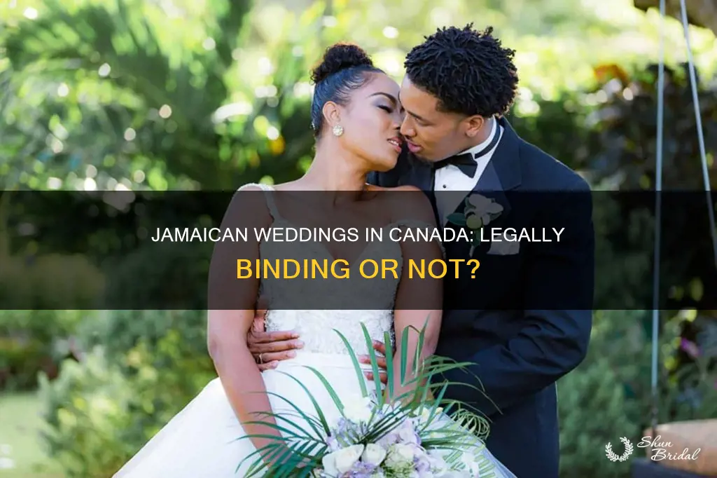 are jamaican weddings legal in canada