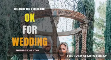Jeans and a Dress Coat: Wedding Wear?