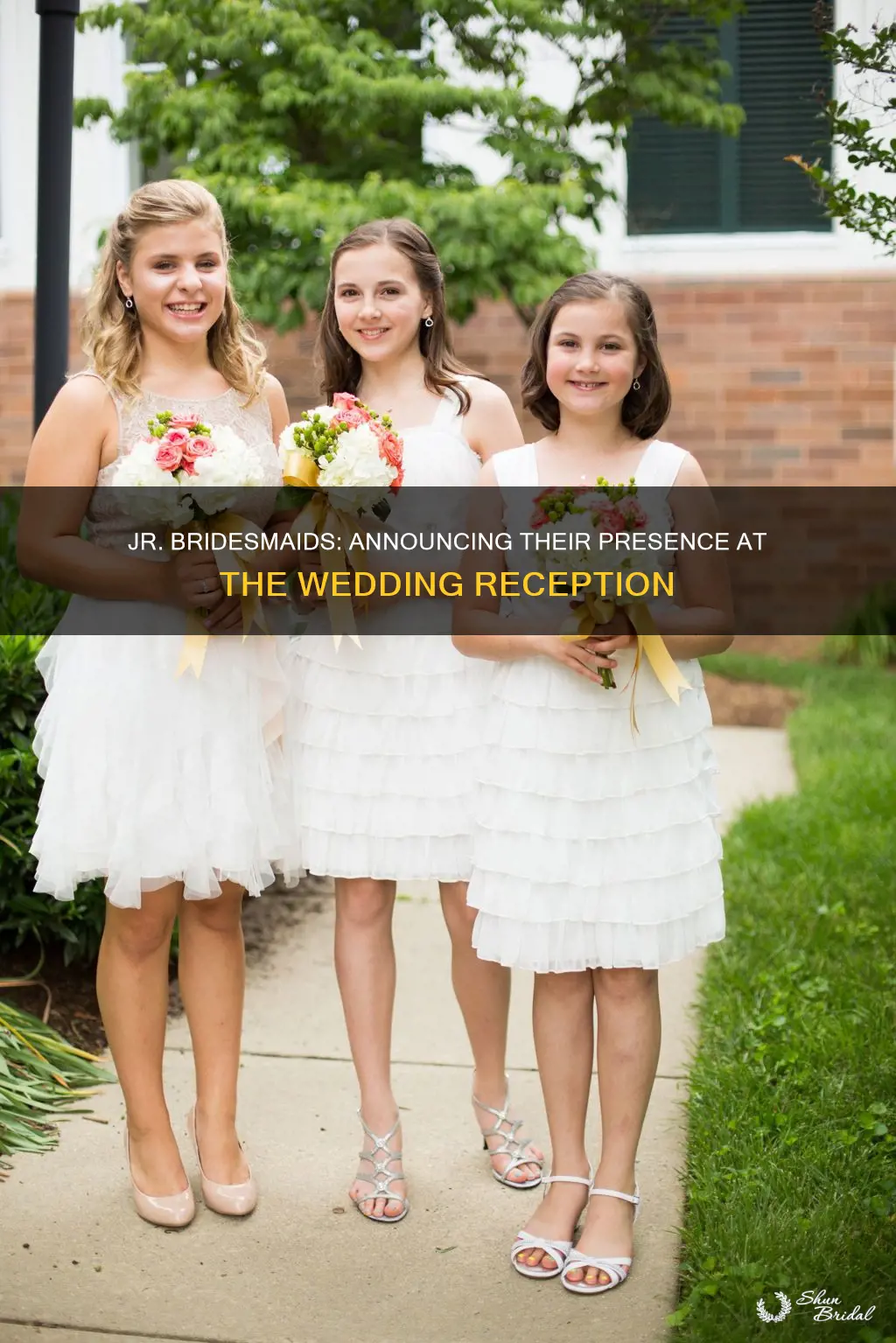 are jr bridesmaids announced during reception