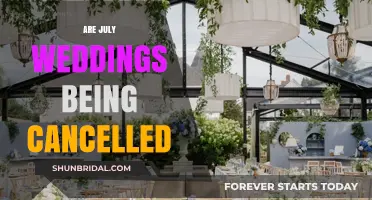 Summer Wedding Woes: July Nuptials Cancelled?