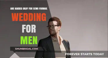 Kakkis at Weddings: Semi-formal Attire for Men?