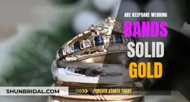 Keepsake Wedding Bands: Real Gold or Not?