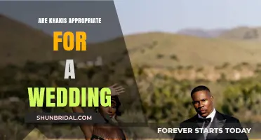 Khakis at Weddings: Ever a Good Idea?