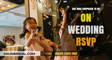 Kids at Weddings: RSVP Etiquette Explained