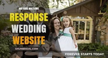 Kids at Your Wedding: Website Wording