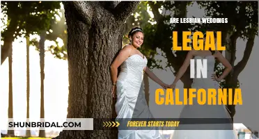 Lesbian Weddings: Legal in California?