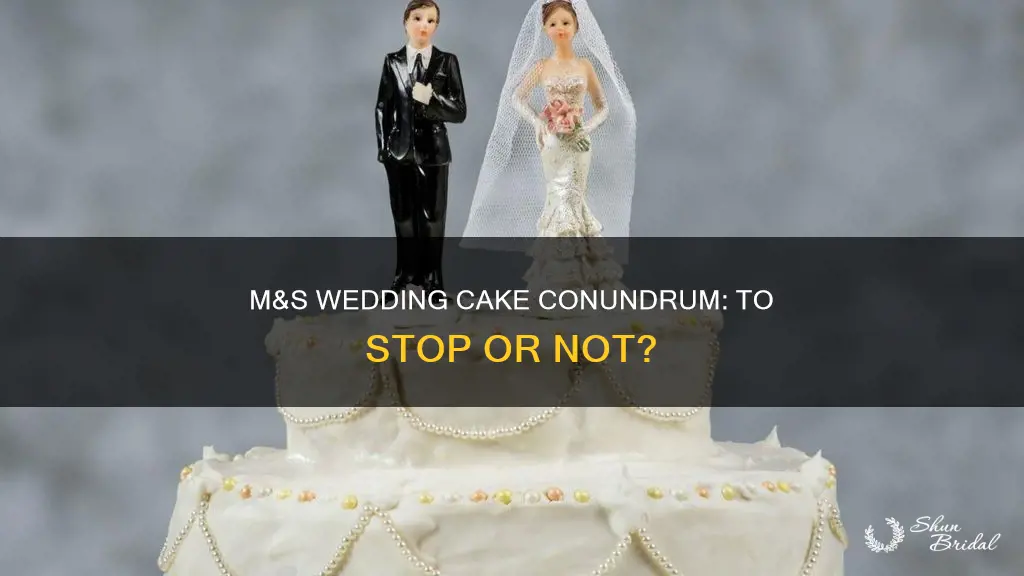 are m&s stopping wedding cakes