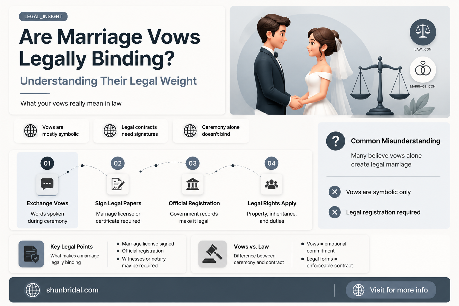 are marriage vows legally binding