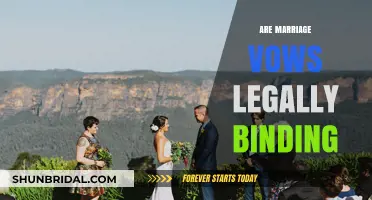 Are Marriage Vows Legally Binding? Understanding Their Legal Weight
