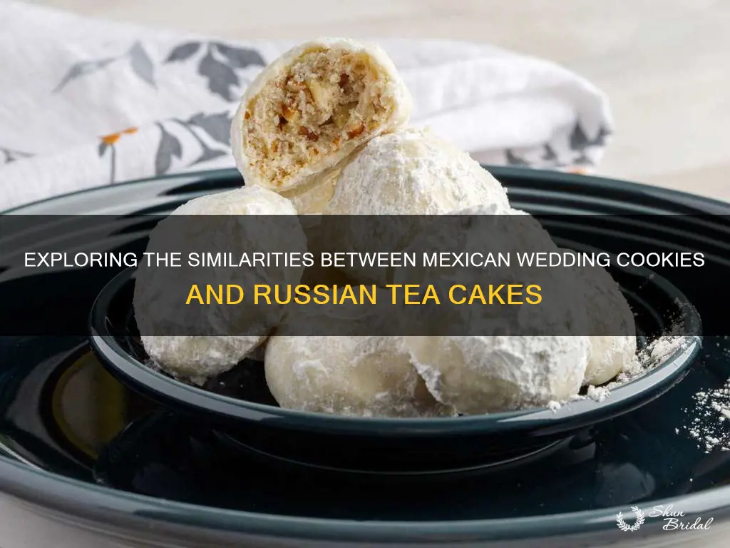 are mexican wedding cookies the same as russian tea cakes