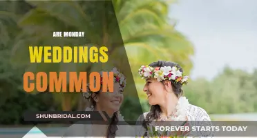 Monday Weddings: How Common Are They?