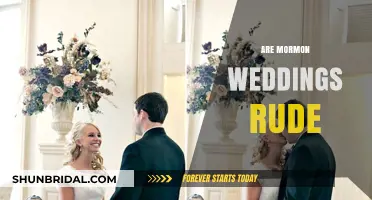 Mormon Wedding Manners: Are They Rude?