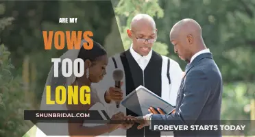 Perfecting Your Wedding Vows: Are They Too Long or Just Right?