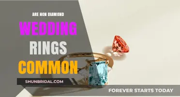 Non-Diamond Wedding Rings: Uncommon or Trendy?