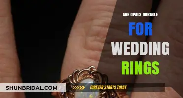 Opals in Wedding Rings: Beauty and Durability